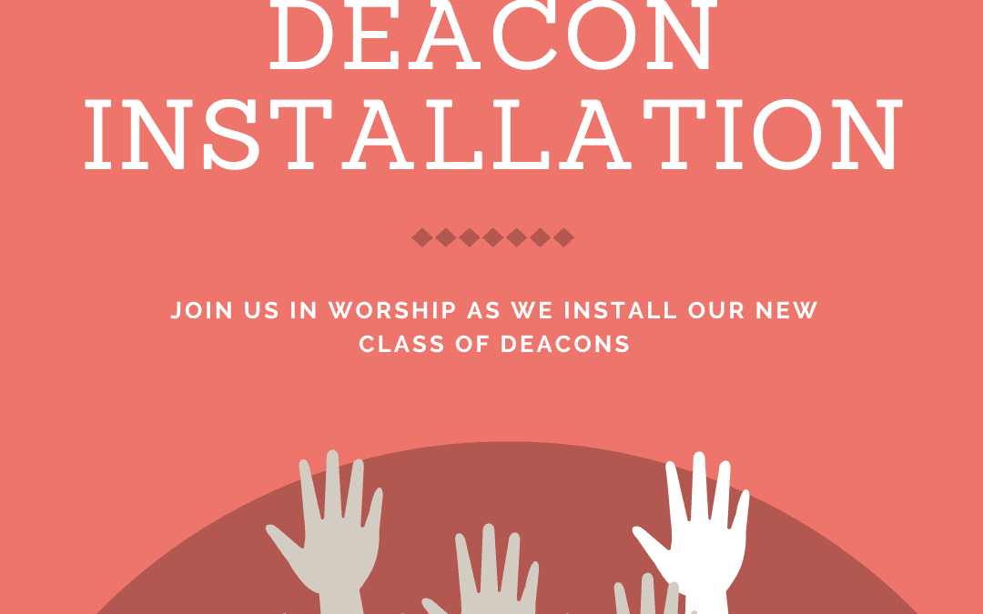 Deacon Installation this Sunday, Jan 22