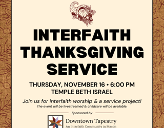 Community Interfaith Thanksgiving Service