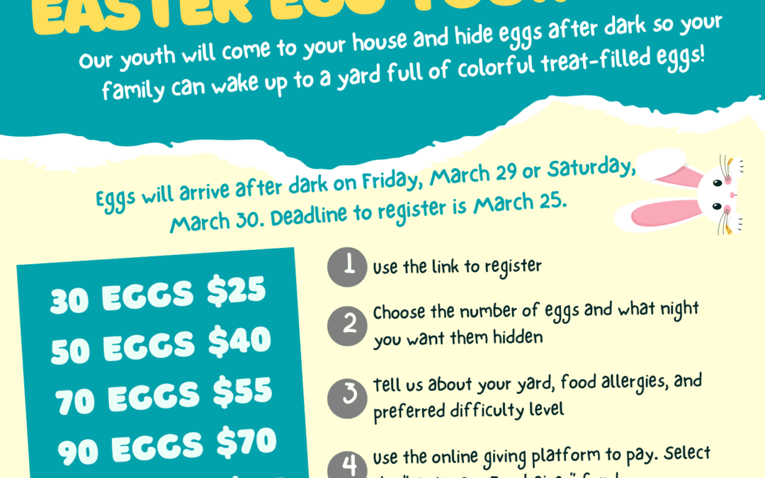Youth Egg Hiding Fundraiser