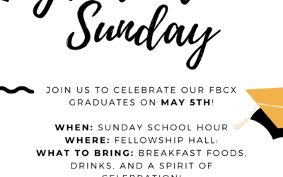 Graduate Recognition Sunday May 5