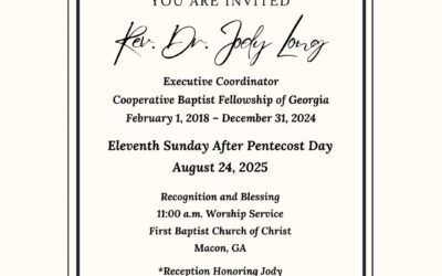 An Invitation from Cooperative Baptist Fellowship of Georgia