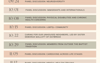 Fall Wednesday Night Conversations – Nurturing Authentic Belonging