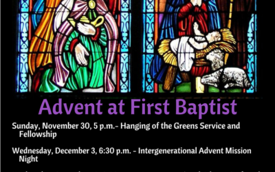 Advent at First Baptist Church of Christ